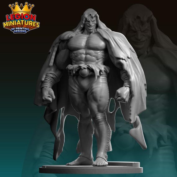 Ultimate Green Goblin, Marvel, RPG Resin Model Kit, 3D Printed, Legion miniatures Sculpts, 40mm or 75mm, Marvel Crisis Protocol