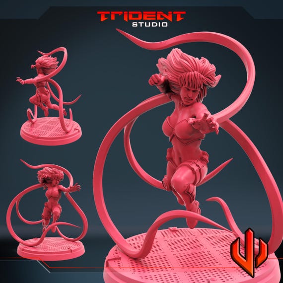 Black Swan, Marvel RPG Resin Model Kit, 3D Printed, Highly detailed, By Trident Studios, Marvel Crisis Protocol, 40mm or 70mm