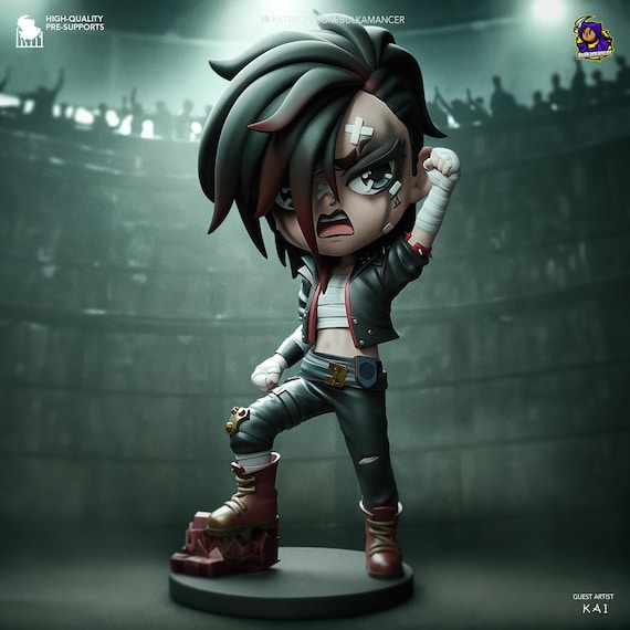 Chibi Vi Arcane: High-Detail Resin Model Kit, 3D Printed, Highly detailed—by Sanix, Authorised Seller, 1/10 Scale