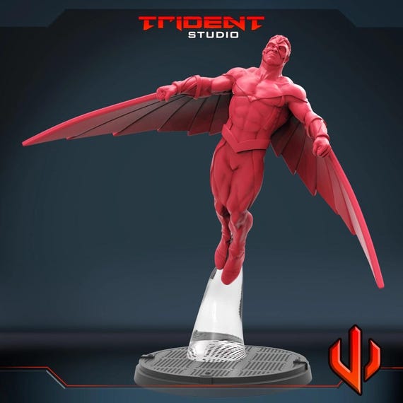 Classic Falcon, Marvel RPG Resin 3D Printed, Legion Miniatures, Marvel Crisis Protocol, 35mm, 40mm, 70mm or 1/16th