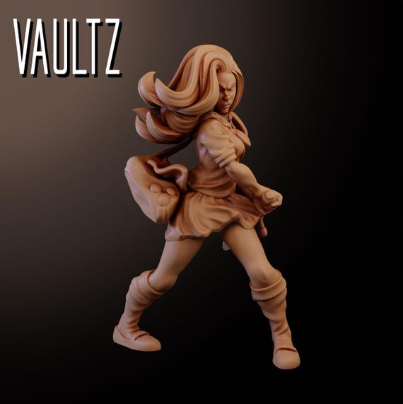Emma Survivor | HD Resin Print | Vaultz | Table Top | Apocalypse | Survival | Zona Alfa | Zombicide | 28mm or 32mm
