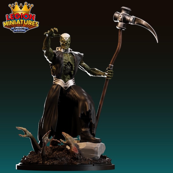 Nekron, DC, RPG Resin Model Kit, 3D Printed, Highly detailed, By Legion miniatures Sculpts, 35mm, 40mm, 75mm or 1/16th