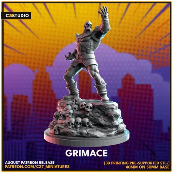 Thanos, Marvel RPG Resin Model Kit, 3D Printed, Highly detailed, By C27 miniatures Sculpts, 40mm or 75mm