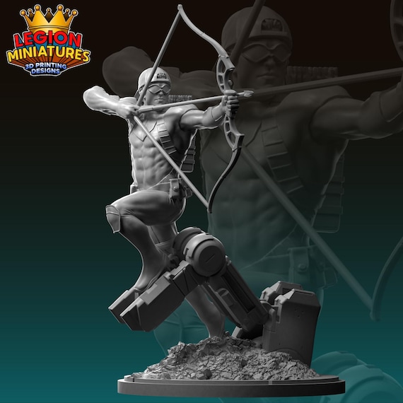 Arsenal DC, Hero, RPG Resin Model Kit, 3D Printed, Highly detailed, By C27 miniatures Sculpts, Authorised Seller, 40mm-75mm