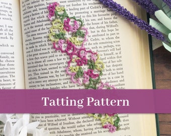 Janessa Version 1 Bookmark Shuttle Tatting Pattern PDF Digital File - Intermediate