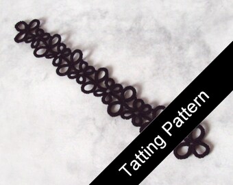 PDF Tatting Pattern Eva Bookmark With Variations - Beginner / Intermediate - Instant Download