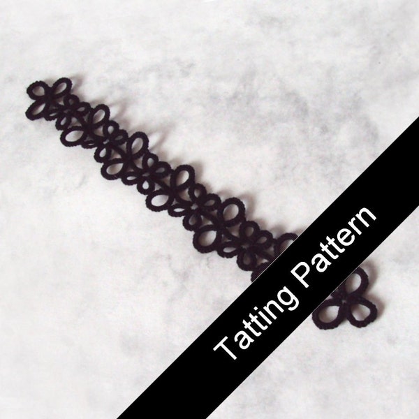 PDF Tatting Pattern Eva Bookmark With Variations - Beginner / Intermediate - Instant Download