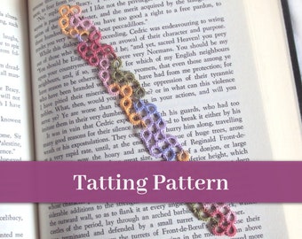 Bookmark Tatting Pattern - Chiara With Variation - Modern Geometric  Design - Intermediate - Instant Download