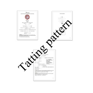 PDF Tatting Pattern Christina Pendant Intermediate Instant Download image 5
