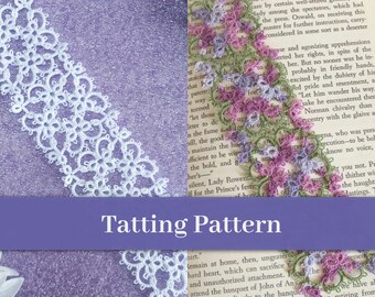 Shuttle Tatting Bookmark Pattern - Janessa Version 3 PDF Digital File - Intermediate