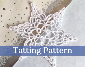 Tatting Pattern - Christmas Decoration - Instant Download - Intermediate - Annabelle