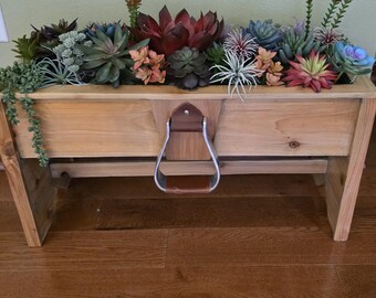 Indoor/Outdoor Cedar Wood Planter 31&quot;L x 16.5&quot;H x 12.5W No Assembly Required
