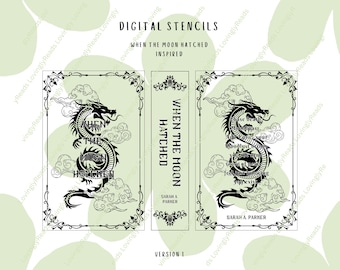 When the Moon Hatched Cover and Spine Digital Files, Book Rebinding, Digital Download - SVG, PDF, PNG