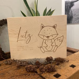 Memory box I Memory box I personalized I Storage box I Gift for birth I Gift idea I Baptism gift