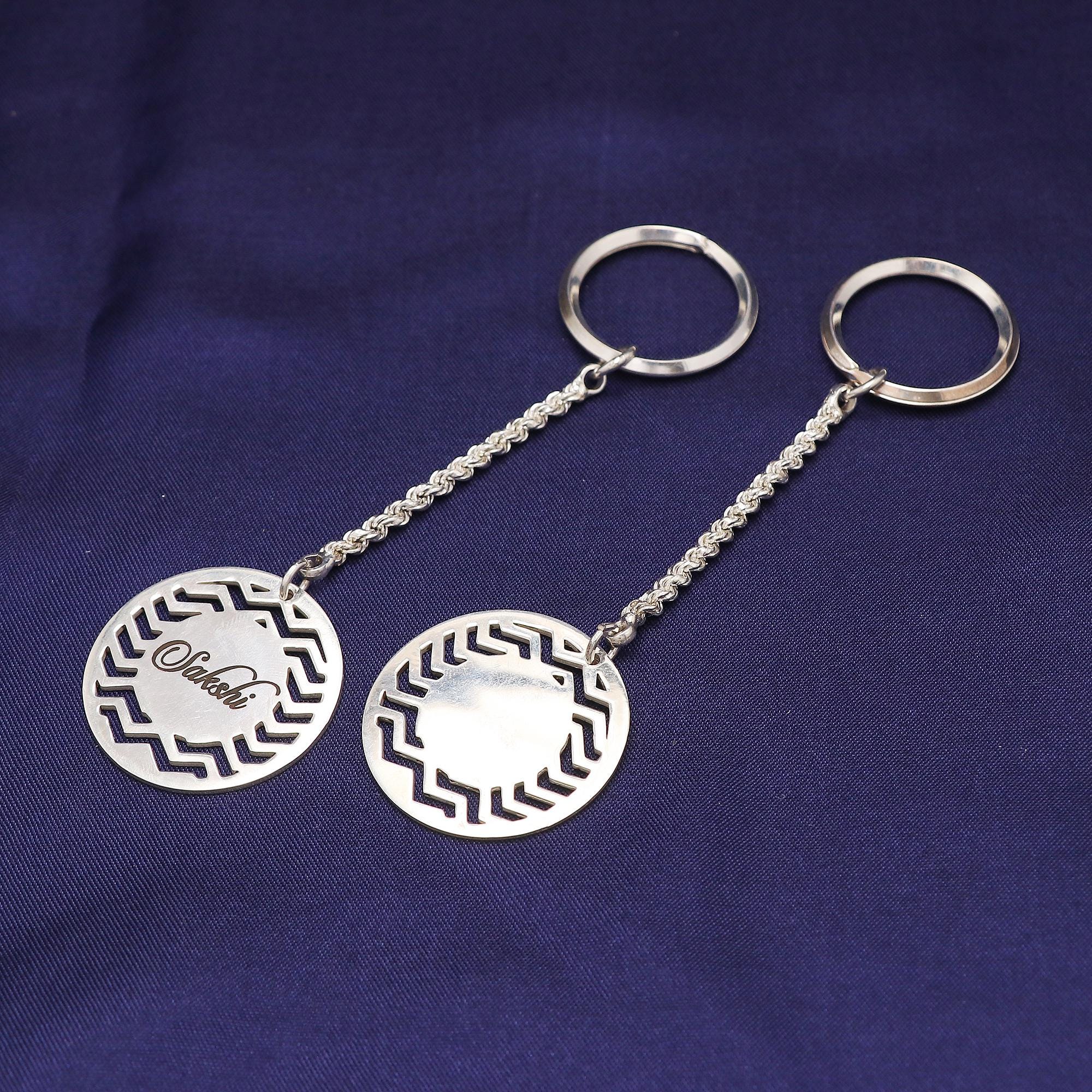 Pure Silver Keyring - Etsy