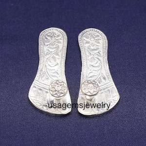 925 Sterling Silver Charan Paduka, Laxmi Feet, Vishnu Paduka, Auspicious Footprints, Puja Item, Religious Gift, Home Decor