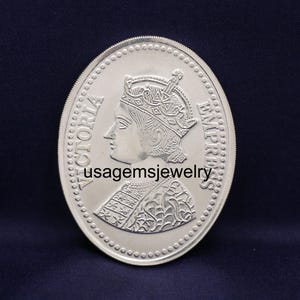 999 Pure Silver Victoria Empress Coin: Antique British India Style