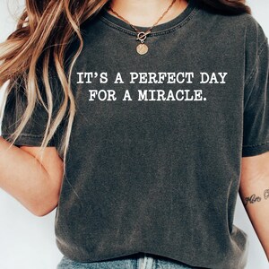 IVF Mom and Dad Gift Comfort Colors® Shirt, Transfer Day It&#39;s A Perfect Day for A Miracle Sirt for Couples , Ivf Strong Matching Tee
