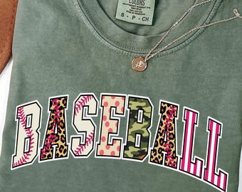 Camiseta retro de béisbol para el día del partido, camiseta rosa con rayas de béisbol y estampado de leopardo, camiseta universitaria de béisbol con estampado de camuflaje y efecto desgastado, béisbol para el día del partido, puntos