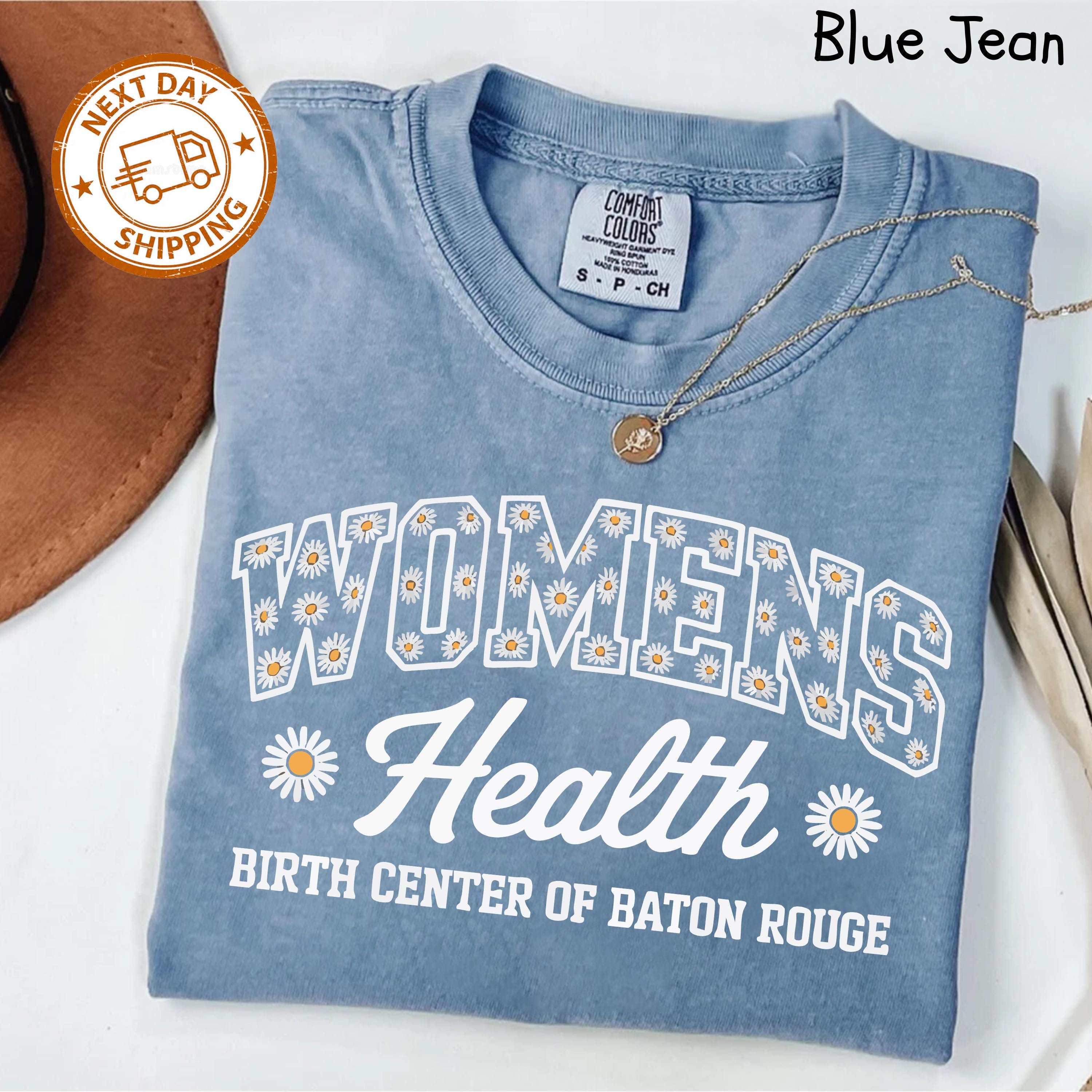 Custom Toile Women’s Health Shirt, Comfort Colors Floral OB GYN Tee, Nurse Midwife Doula Gift, Chinoiserie Birthing Crewneck, Nurses Week To