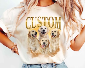 Comfort Colors Custom Dog Shirt, Custom Pet Shirt, Custom Bootleg Shirt, Dog Remembrance Gift