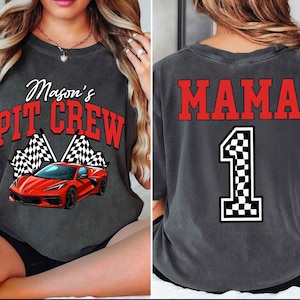 Race Car Birthday Family Matching Shirts, Two Fast Birthday Tshirts, Fast One Birthday, Pit Crew Mama Dada Sweatshirt, 2 Fast Boy Birthday