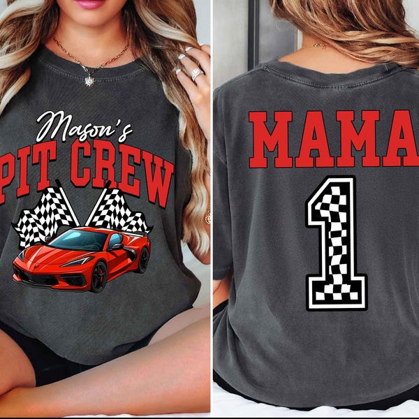 Race Car Birthday Family Matching Shirts, Two Fast Birthday Tshirts, Fast One Birthday, Pit Crew Mama Dada Sweatshirt, 2 Fast Boy Birthday