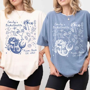 Mermaid Bachelorette Shirts, Beach Bachelorette Tshirts, Mermaid Bach T Shirt, Coastal Bachelorette Tees, Tropical Bach Party Comfort Colors