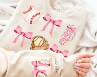 Baseball Coquette Bow png, Soft Girl Era png, Baseball Png, Coquette Baseball Png, Social Club png, Pink Bow design, Baseball, baseball mom