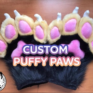 CUSTOM Fursuit Puffy Paws - Furry Paws Commission (READ DESCRIPTION)