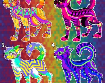 SPARKLEDOG furry adopts, Emo Scene Cheap Fursona Digital Character Adoptables