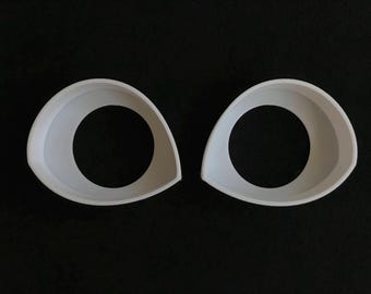 Fursuit Eye Blanks | 3D Printed “Follow me” Toony Eyes