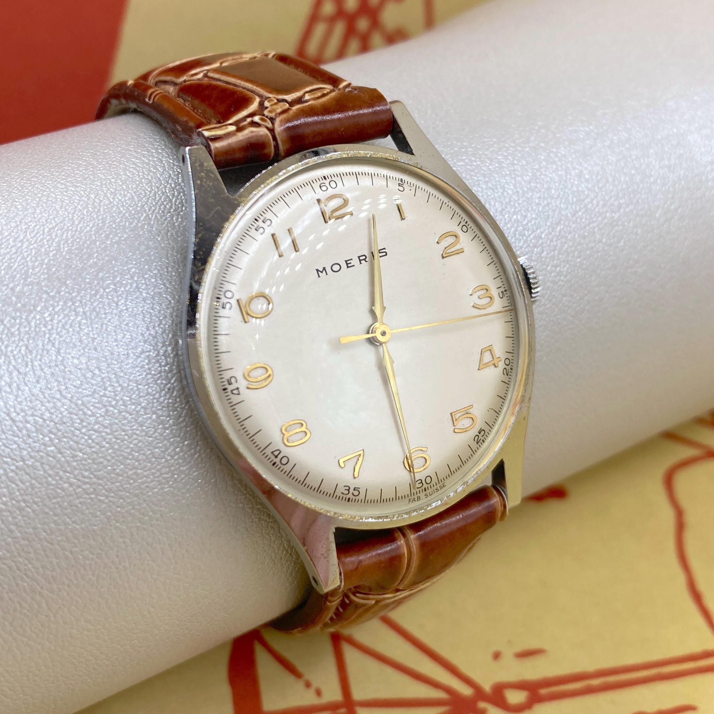 ★1950年代Swissヴィンテージ★MOERIS名機❣️grand prix稼働 Moeris Grand Prix, Pocket Watch, Switzerland Around 1930 - Etsy