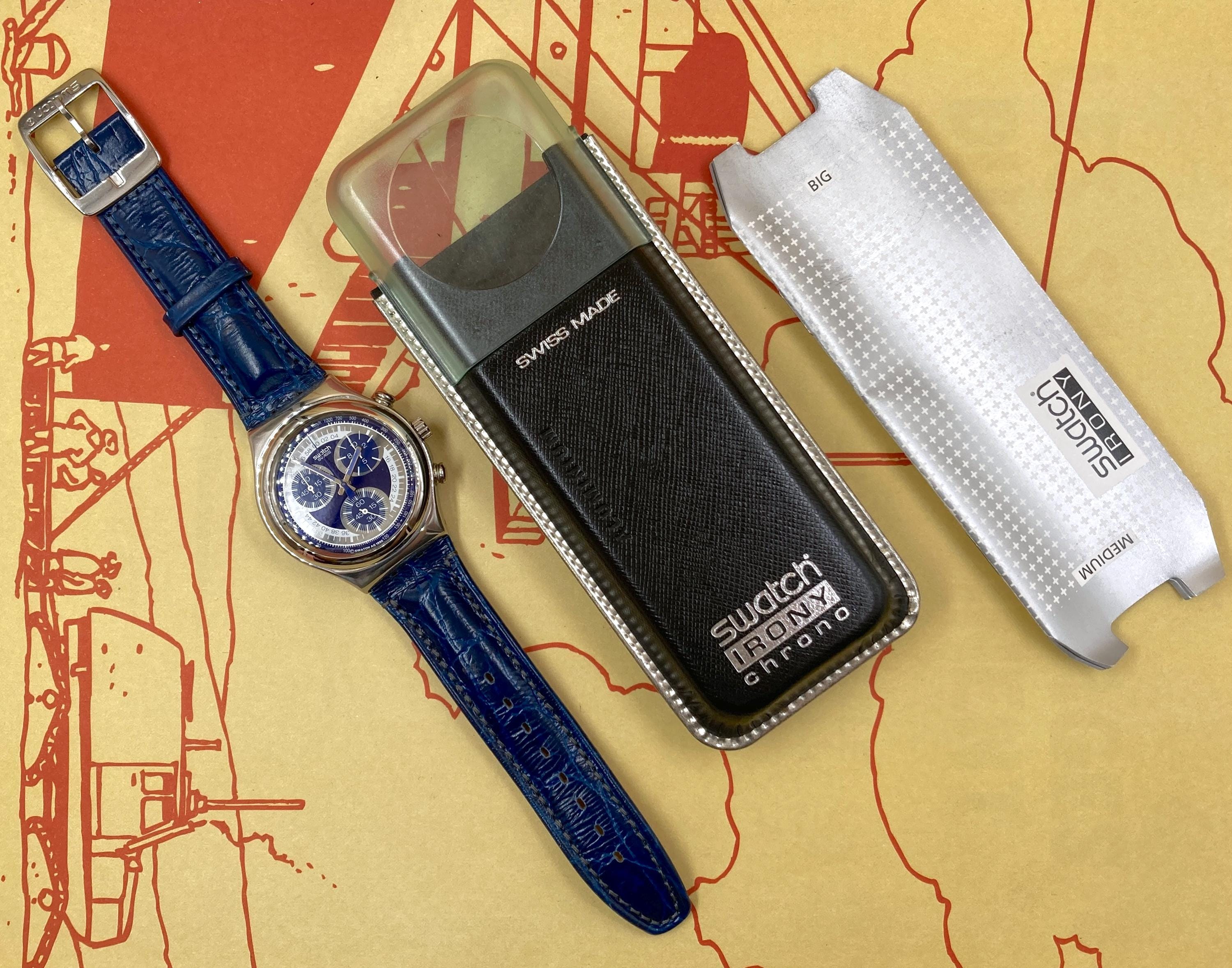 VINTAGE 1995 SWATCH IRONY Chronograph 