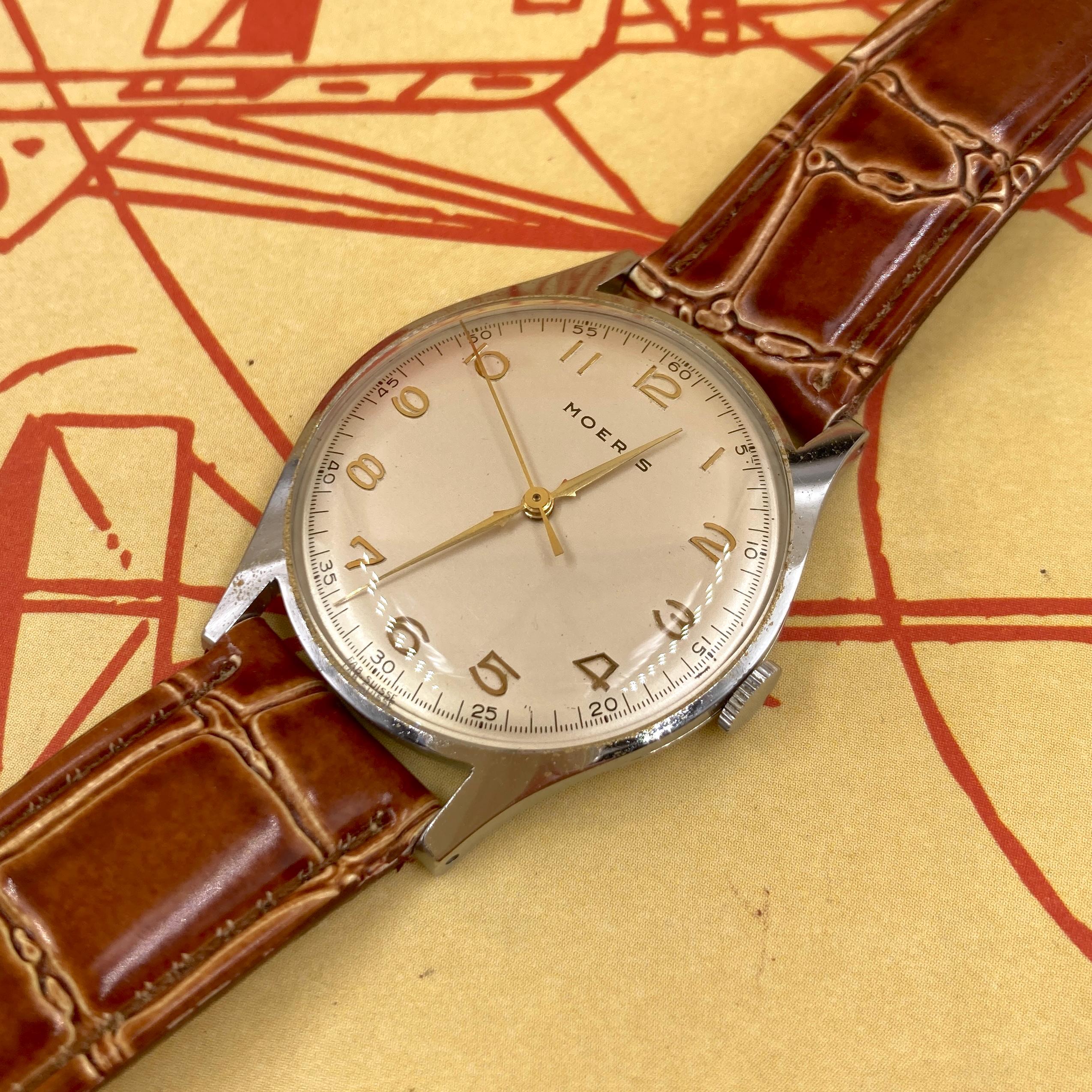 ★1950年代Swissヴィンテージ★MOERIS名機❣️grand prix稼働 Moeris Grand Prix, Pocket Watch, Switzerland Around 1930 - Etsy