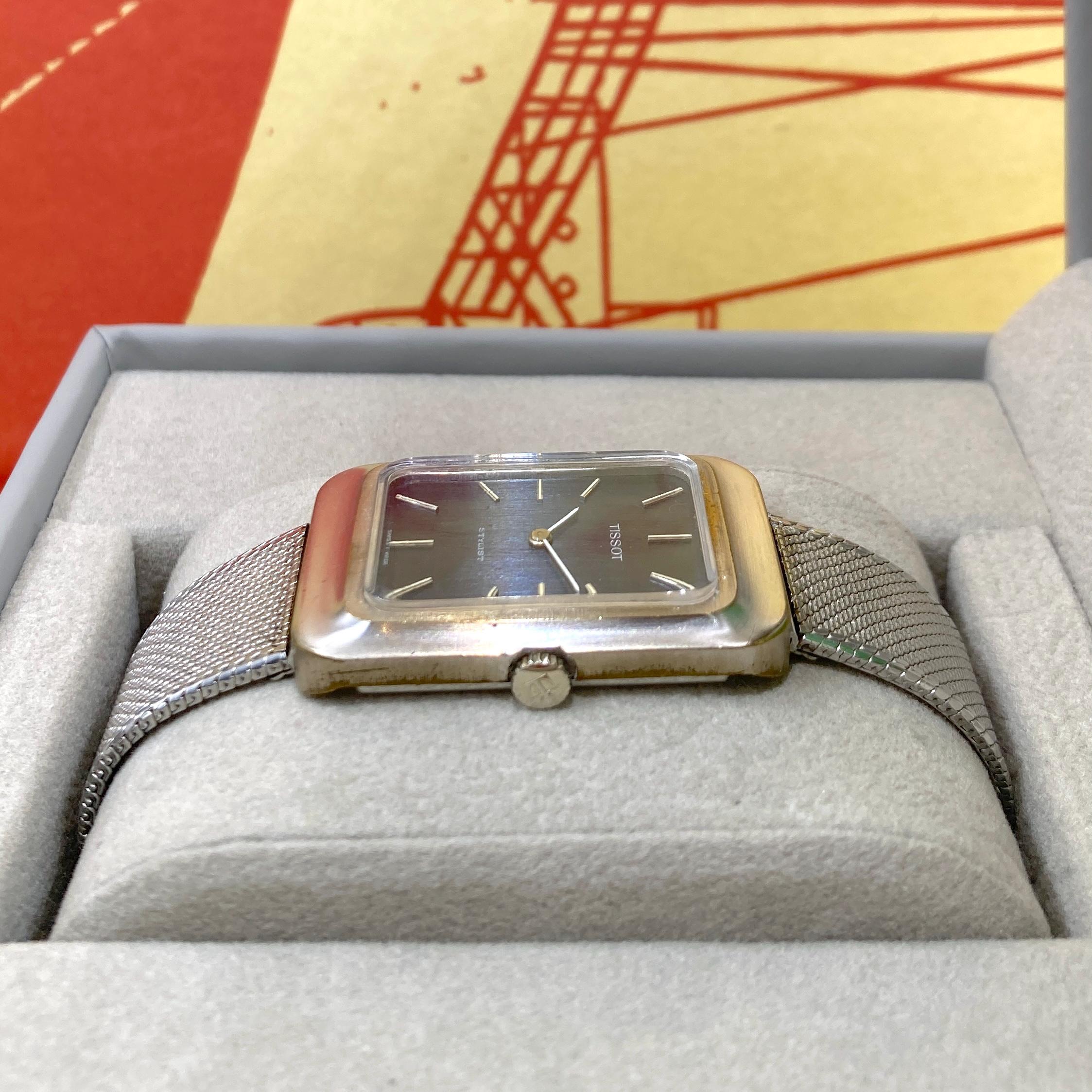 VINTAGE 70's TISSOT STYLIST Elegant Tank Watch - Etsy