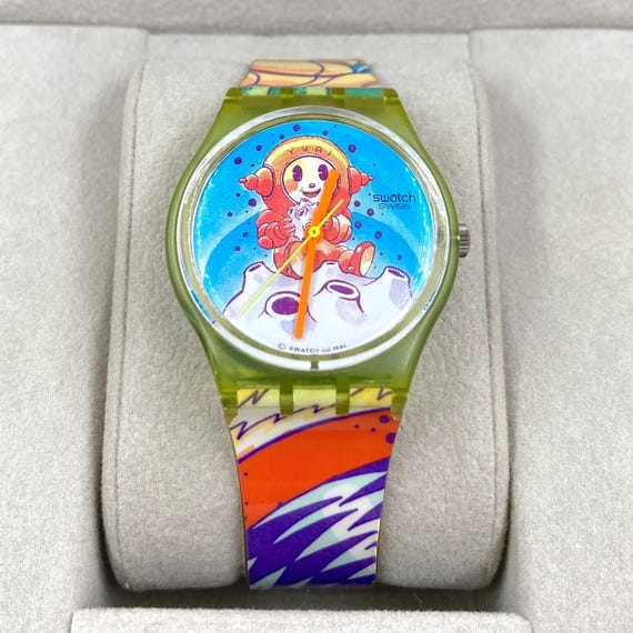 Swatch Watch - GG118 - YURI vintage Swatch Gent watch YURI GG118 (1992) - new in box main image 4