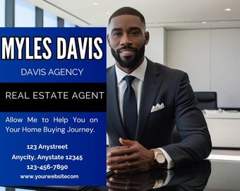 Real Estate Agent Flyer Template | Editable and Printable Design | Commercial and Residential Flyer | Editable Real Estate Flyer |