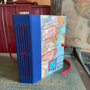 US Karte Postkartenalbum, Roadtrip Flitterwochen Album, USA Fotoalbum, Fotoecken, Hochzeitsgeschenk, Postkartenbuch, Amerika Karte