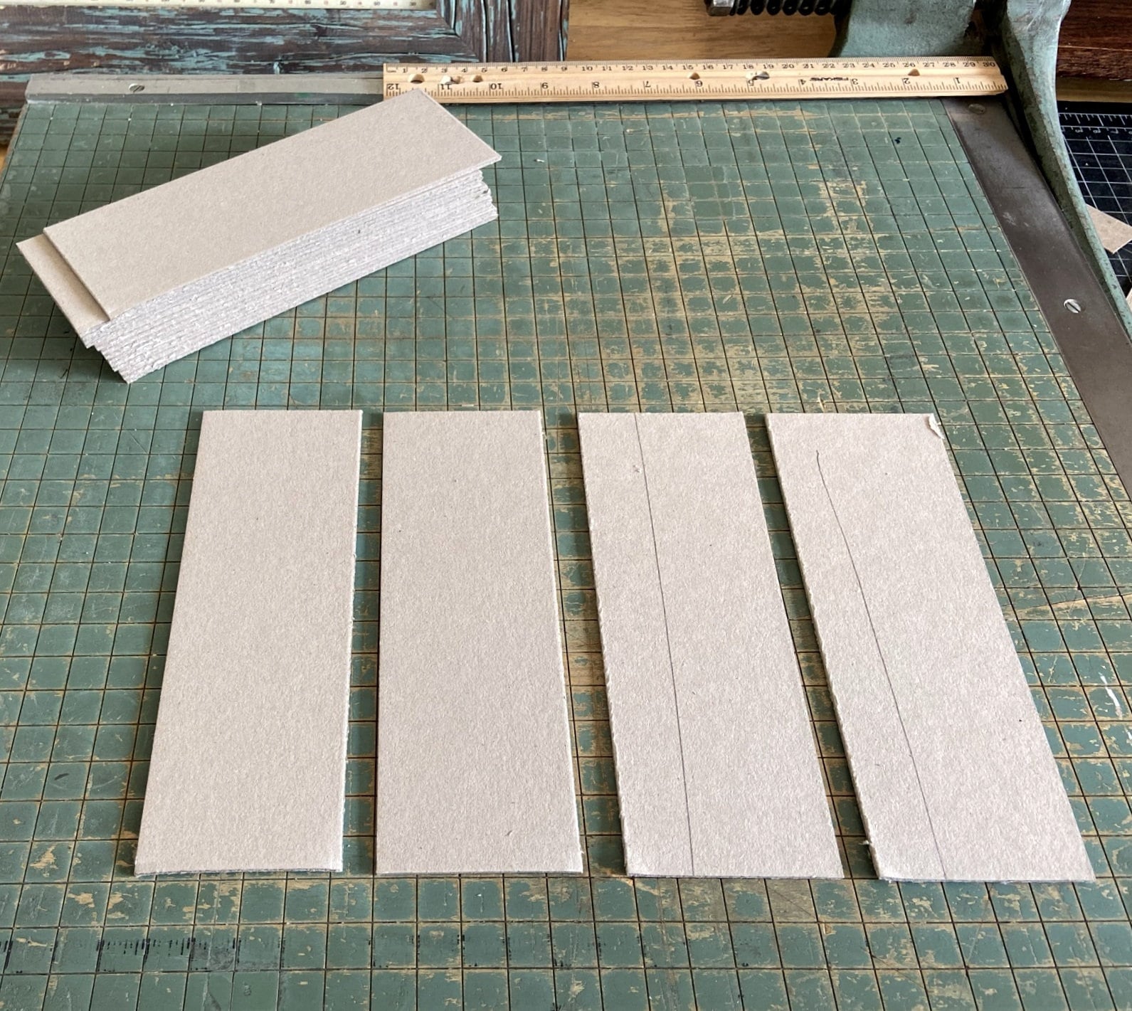 Bookbinding Supplies Small Book Board Pieces Chipboard Book Etsy