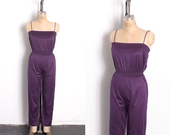 eggplant color jumpsuit