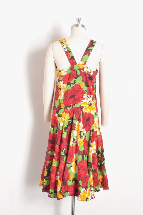 Vintage Dress / Pierre Cardin Floral Print Cotton… - image 6