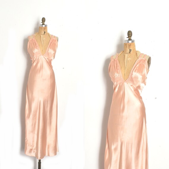 Vintage 1930s Lingerie / 30s Braided Grecian Style