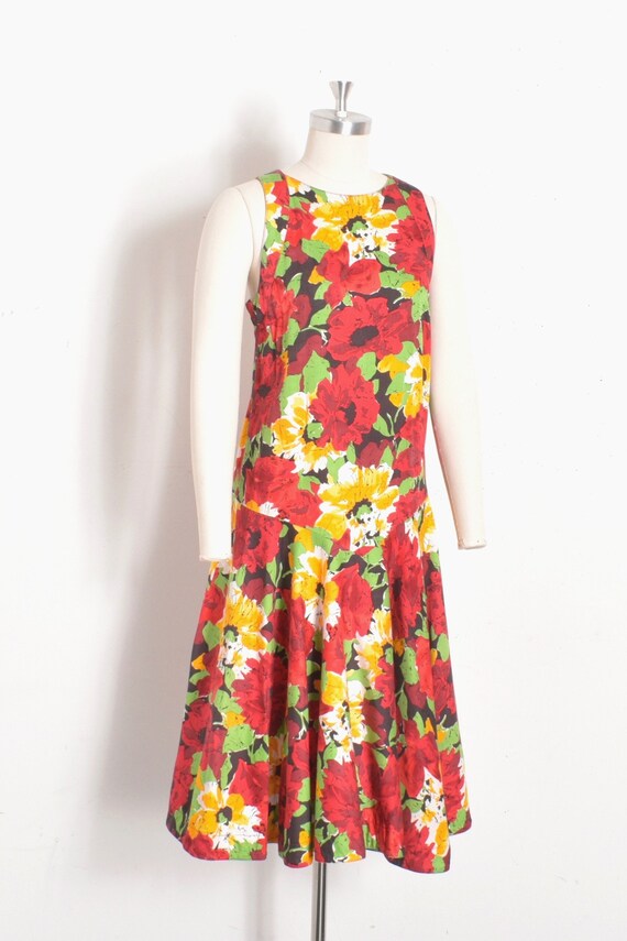 Vintage Dress / Pierre Cardin Floral Print Cotton… - image 3