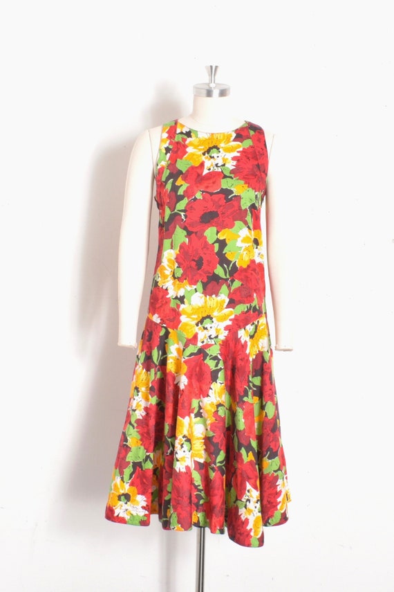 Vintage Dress / Pierre Cardin Floral Print Cotton… - image 2