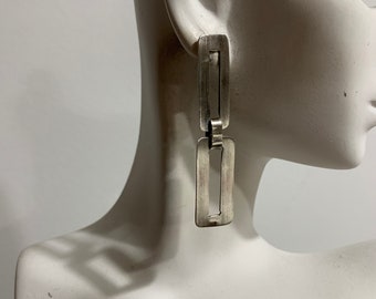 Double Rectangle Earrings