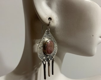 Rhodonite Earrings