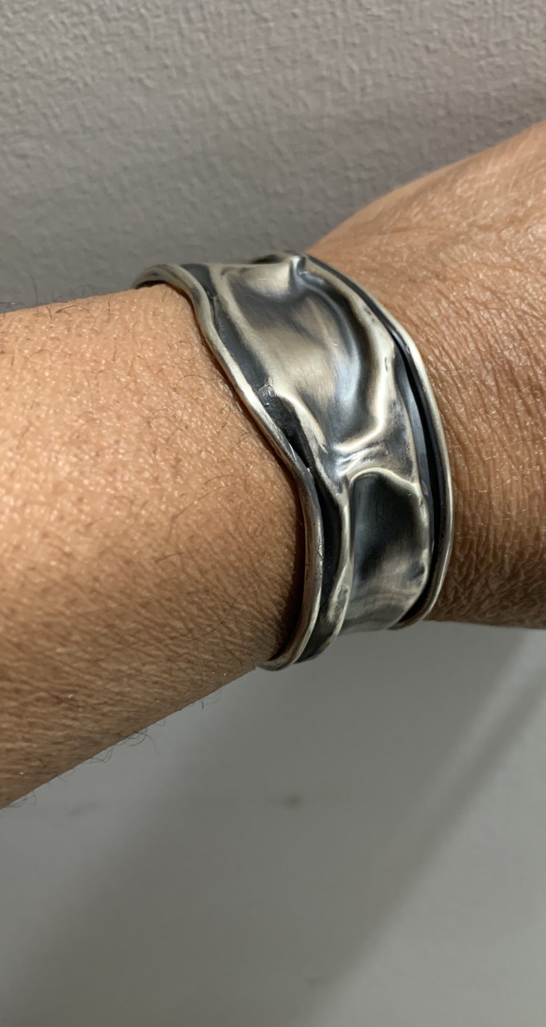 Ocean Wave Cuff Bracelet image 4