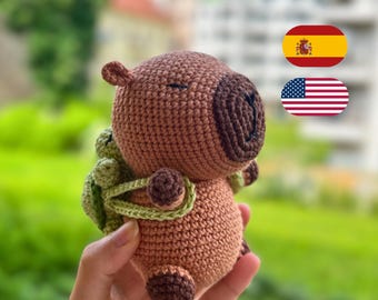 Padrão de Crochê Capivara Amigurumi: Pacote 6 em 1 (Padrão PDF)