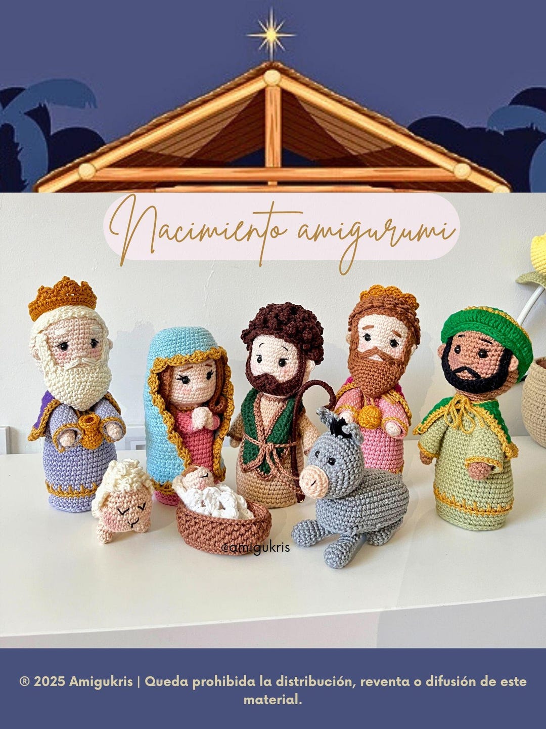 Amigurumi Nativity Crochet Pattern – 8-in-1 Bundle (PDF Pattern) - Etsy